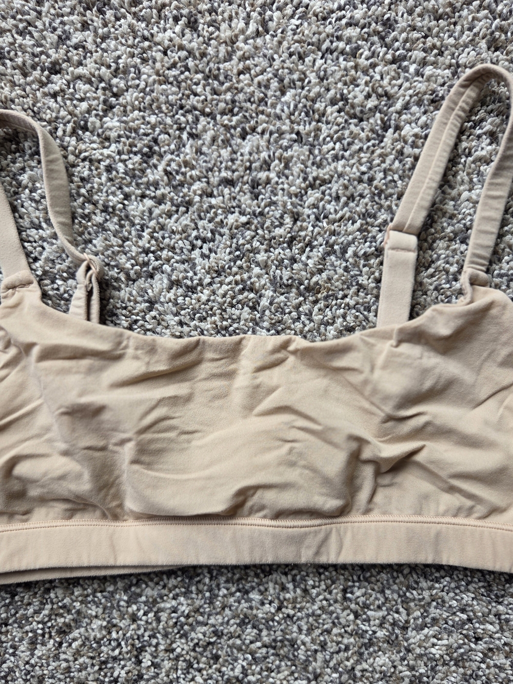 SKIMS Girls Seamless Bralette in Light Beige